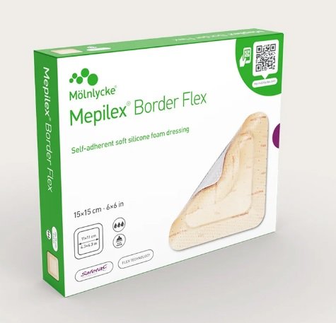 Mepilex Border Flex Dressing