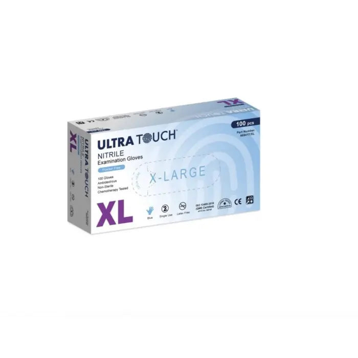 Ultra Touch Gloves Nitrile Blue