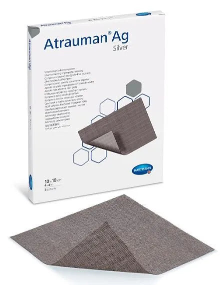 Atrauman® Ag Antimicrobial Dressing – 10cm x 10cm