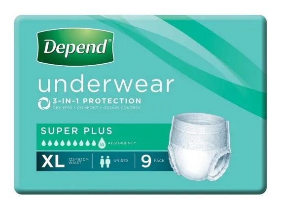 Depend® Unisex Super Plus Underwear