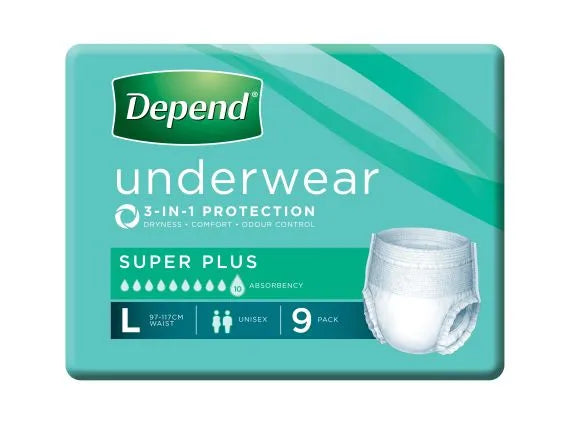 Depend® Unisex Super Plus Underwear