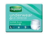 Depend® Unisex Super Plus Underwear